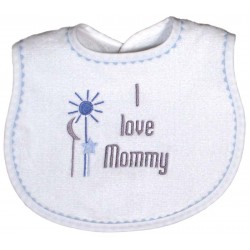 "I love Mommy" Boy Bib